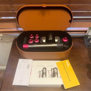 Dyson Airwrap Multi-Styler Complete Nickel/Fuchsia w/Case NEVER USED